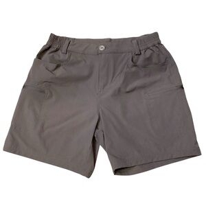 Willit Women’s 6” Nylon Outdoor Hiking Cargo Shorts, Size Medium Charcoal‎ Grey